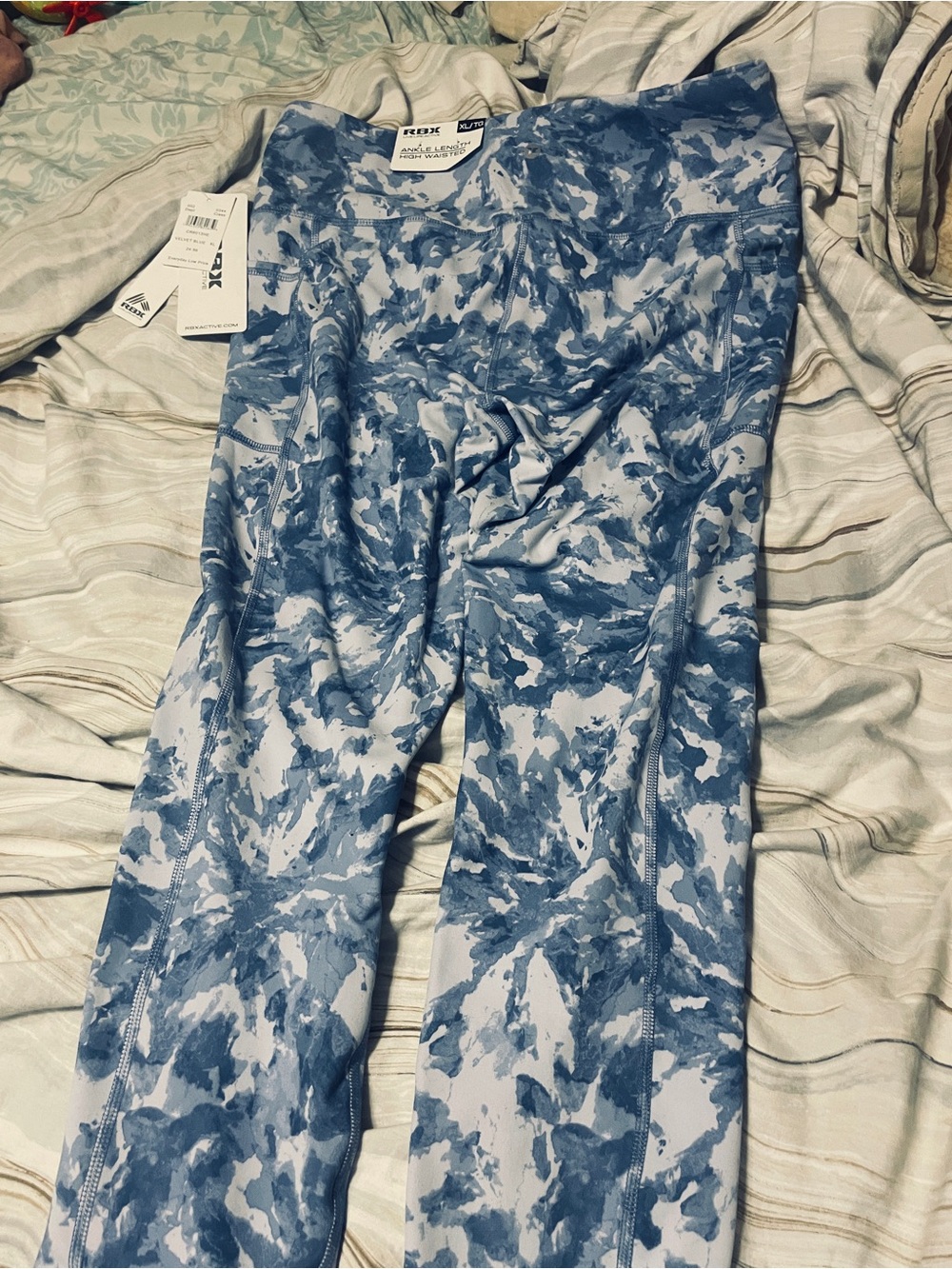 New Women’s Rbx Active Wear Leggings Ankle Length High Sz XL Waist $25